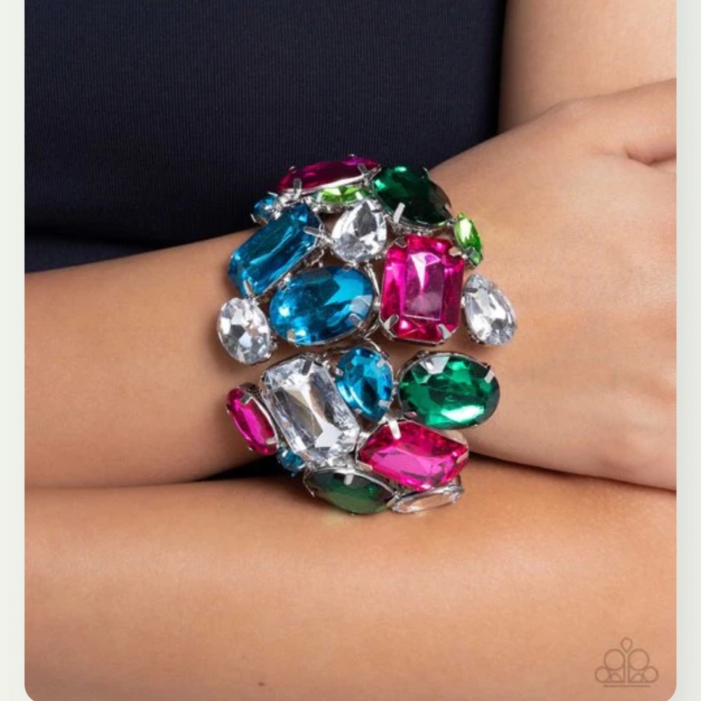 💎💎💎 “CHIC CORONATION” MULTI GEMSTONE BRACELET ~ PAPARAZZI❗️💎💎💎 - Picture 4 of 4